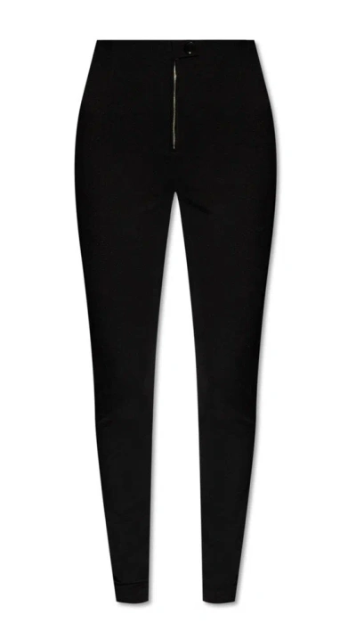 Alaïa Black Gathered Leggings