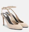 Alaïa Decolette 90 Suede Pumps