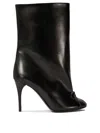 Alaïa Low Black Leather Boots