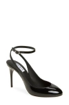 Alaïa Decollete Slingback Ankle Strap Pump In Noir