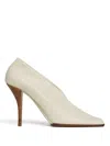 Alaïa Alaia Soft Square Ivory Pumps Women In White