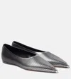 Alaïa Pointed Flat Shoes In Black