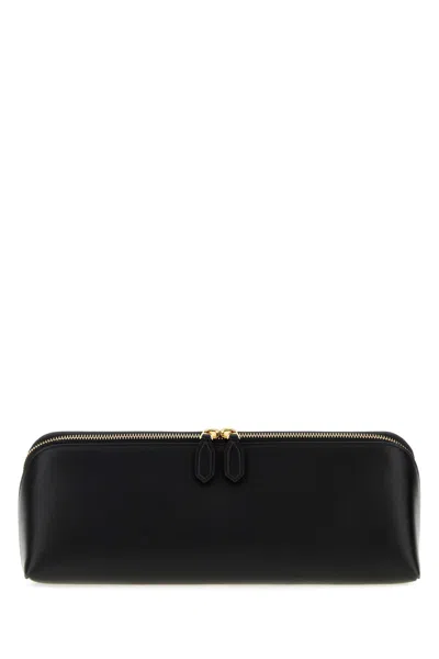 Alaïa Alaia Delta Clutch In Black