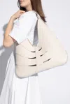Alaïa Delta Cut Out Detailed Tote Bag In Cream