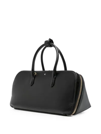 Alaïa Alaia Small Delta Logo-detail Tote Bag In Black