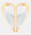 Alaïa Oversized Earrings In Transparent