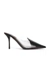 Alaïa 90 Pvc And Patent-leather Mules In Black