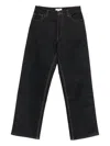 Alaïa Denim Cotton Jeans In Black