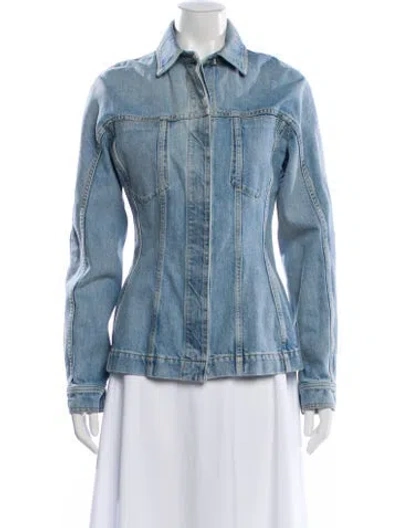 Pre-owned Alaïa Denim Jacket In Multi