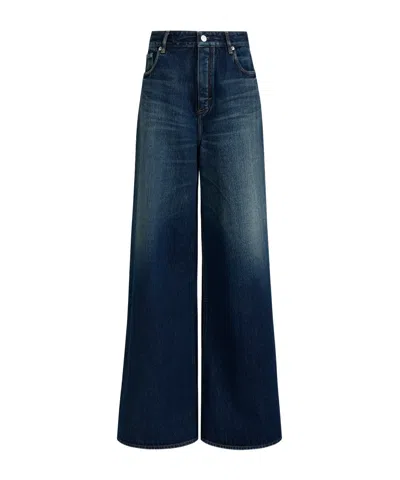 Alaïa Denim Pant In Blue