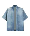 Alaïa Denim Reverse Jacket In Blue