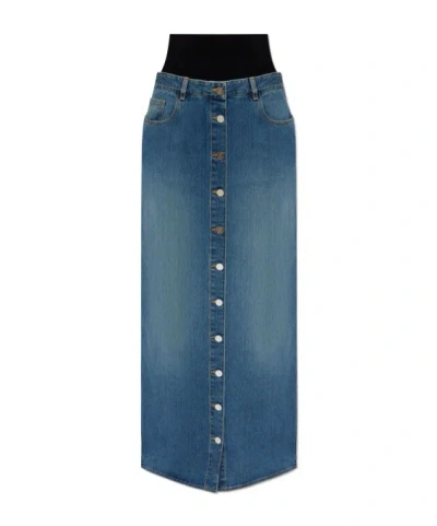 ALAÏA DENIM SKIRT