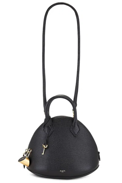 Alaïa Leather Dome 25 Top-handle Bag In Noir