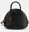 Alaïa Leather Dome 32 Top-handle Bag In Black