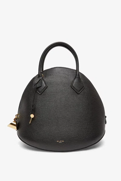 Alaïa Dome 32 Black Bag In 999 - Noir
