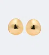 Alaïa Alaia Dome Medium Stud Earrings In Gold