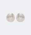 Alaïa Dome Small Stud Earrings In Silver