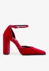 Alaïa Square-toed High Heels In Red