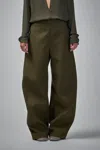 Alaïa Double Cotton Round Pants