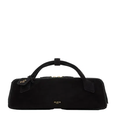 Alaïa Double Handle Tote Bag In Black