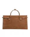 Alaïa Double Handle Tote Bag In Brown