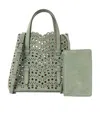 Alaïa Double Handle Tote Bag In Green