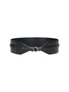 Alaïa Large Calf Leather Belt With Gold-tone Buckle