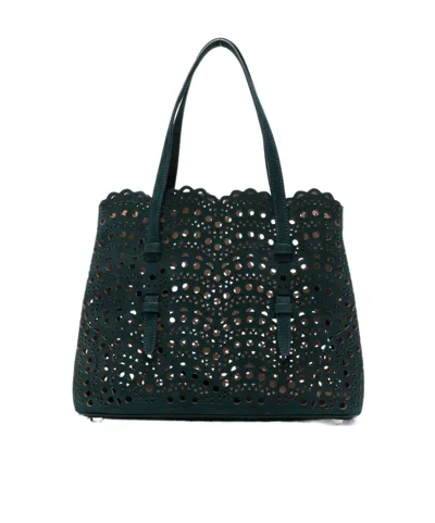 Alaïa Double-handle Tote Bag In Black