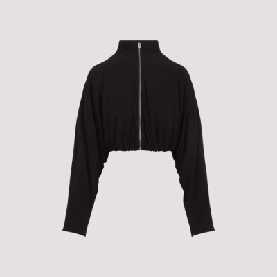 Alaïa Draped Jacket 38 In Black