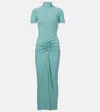 Alaïa Soft Jersey Maxi Dress