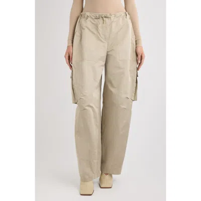 Alaïa Drawstring Cargo Pants In Neutral