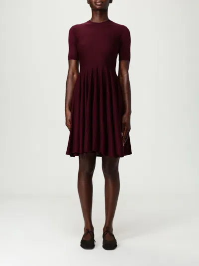 ALAÏA DRESS ALAÏA WOMAN COLOR BURGUNDY,h23504050