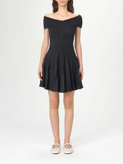 ALAÏA DRESS ALAÏA WOMAN COLOR GREY,G69272020