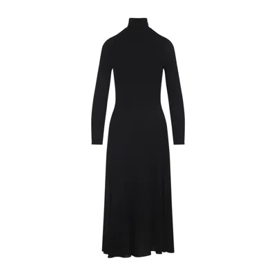 Alaïa Midi Dress With Heart Back Detail In Black