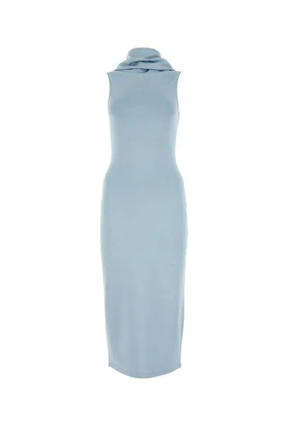 Alaïa Alaia Dress In Bleuglacier