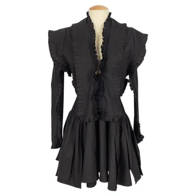Pre-owned Alaïa Dress / Jacket Spring 2015 In Black