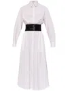 Alaïa Dress Shirt With Belt Clothing In White