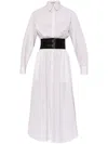 Alaïa Dress Shirt With Belt Clothing In White