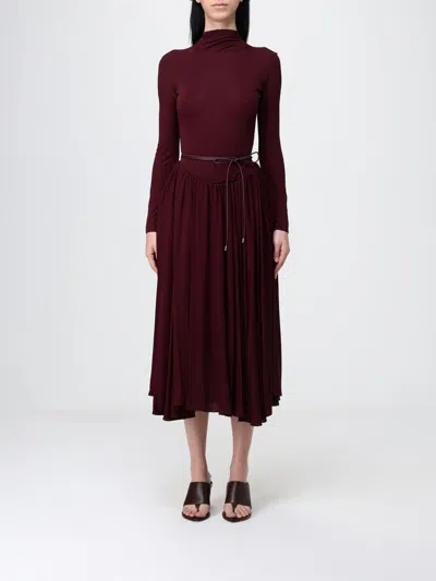 Alaïa Dress Woman  In Brown