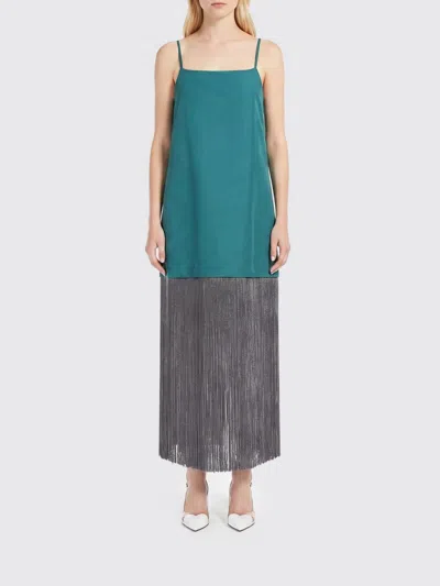 Alaïa Dress Woman In Gray