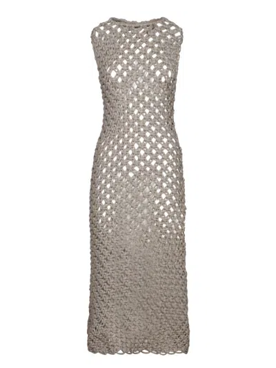 Alaïa Dresses In Neutral