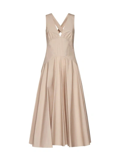 Alaïa Alaia Dresses In Nude Clair