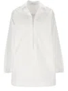 Alaïa Tunic Shirt Dress Dresses White In White