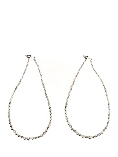 Alaïa Drop Shaped Drop Earrings Jewelry Gold In Silver