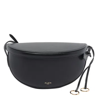 Alaïa East West Belt Bag In Black