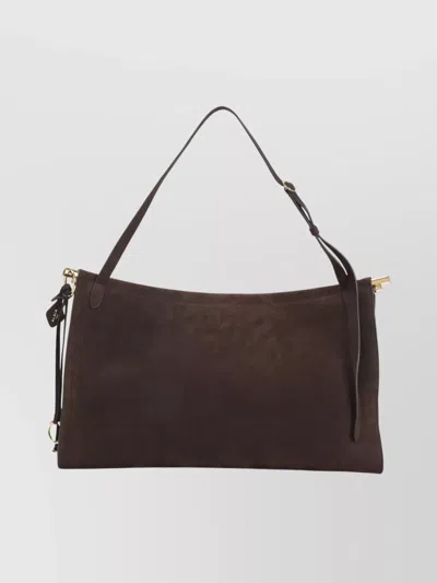 Alaïa East West L Leather Shoulder Bag