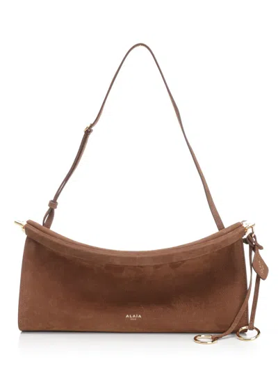 Alaïa East West Shoulder Bags Brown