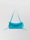 Alaïa East West Small Suede Shoulder Bag