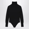 Alaïa Alaia Ebene Black Wool Second Skin Bodysuit Women