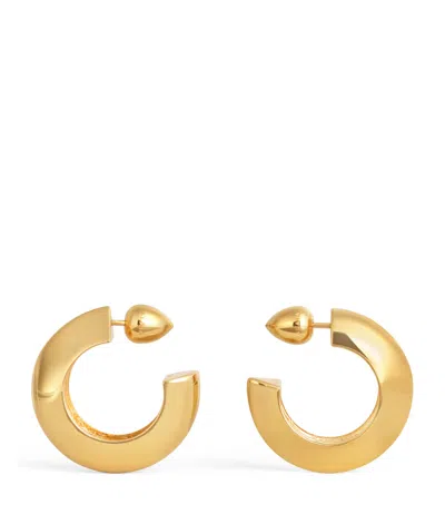 Alaïa Edge Hoop Earrings In Gold